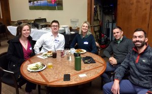Members enjoying their meal at the study club